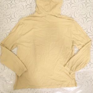 yellow cotton hoodie